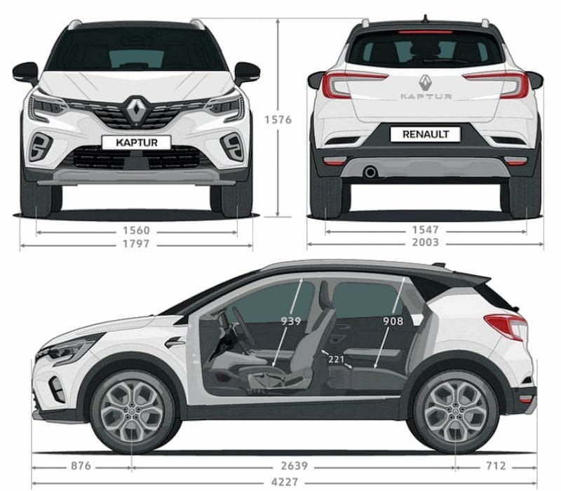 Технические характеристики Renault Kaptur
